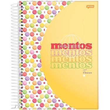 Imagem de Caderno Univ. 160 Folhas 10 Matérias Mentos Capa 2 - Jandaia