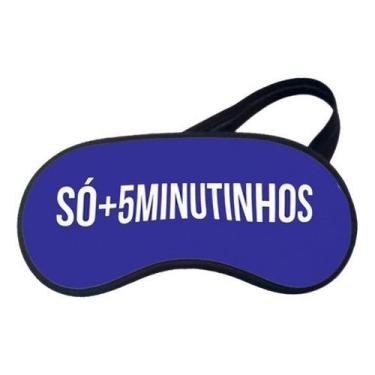 Imagem de Mascara De Dormir Só Mais 5 Minutinhos - Cn Confecções, Estampado