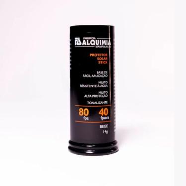 Imagem de Protetor Solar Stick Alquimia, FPS 80 FPUVA 40, Bege,14g