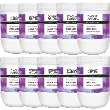 Imagem de 10 Creme Desodorante Hidratante Mãos Pés 680G D'agua natural - D'Água 