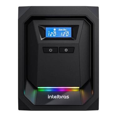 Imagem de Nobreak Bivolt Intelbras Gamer Ultimate 1000VA, Religamento Automático, 6 Tomadas