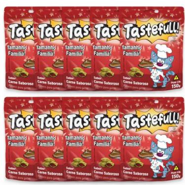 Imagem de Hana Tastefull Para Gatos Carne Saborosa 150g Kit 10 Un