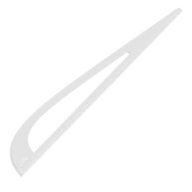 Imagem de Régua Esquadro Modelagem Confecção 0510 70x11cm Acrílico - Levolpe