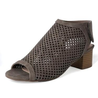 Imagem de Bota recortada J. Adams Maddie - Pulseira ajustável Slip On Salto baixo, Taupe Nbpu, 10