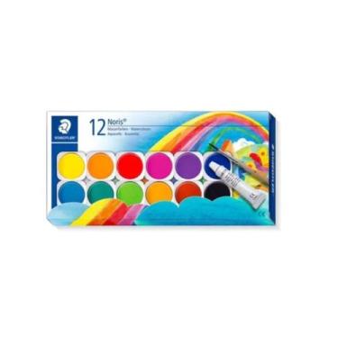 Imagem de Aquarela Pastilha Staedtler Noris 12 cores