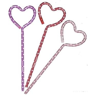 Imagem de Lápis Preto HB Molin Face Heart, Vermelho