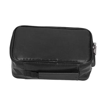 Imagem de Bolsa de Armazenamento de Documentos à Prova de Fogo do Akozon Com Trava - Organizador à Prova d'água Seguro para Passaporte, Certidão de Nascimento, Arquivos Importantes - Resistente Ao Fogo e