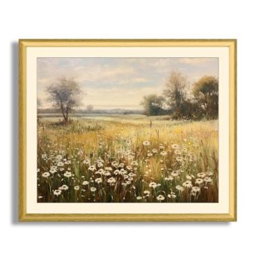 Imagem de Art Shoppe Arte de parede com impressão emoldurada, decoração de parede vintage para sala de estar, quarto, escritório, imagem de alta resolução em papel de arte premium, moldura de 0,9 cm com frente