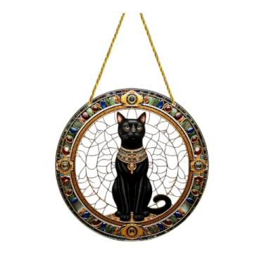 Imagem de FLCPJGV Janela de acrílico de decoração de pendura, estante de estante de estante