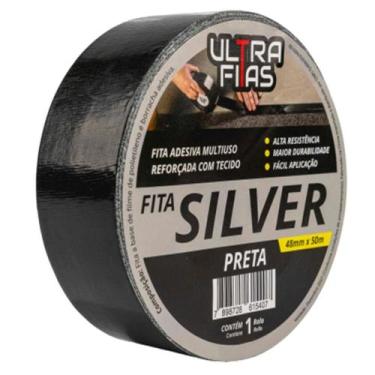 Imagem de Fita Silver Tape Ar Condicionado Multiuso Vedação 50 mm X 50 Metros  -