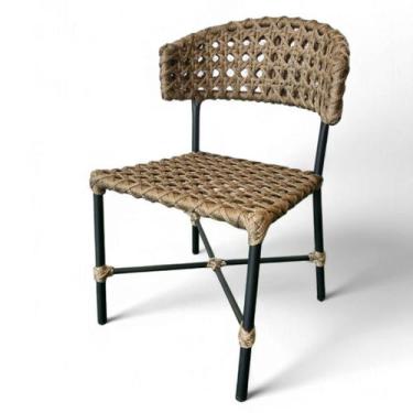 Imagem de Cadeira Hortz em Alumínio com Corda Náutica, Ideal para Áreas Externas