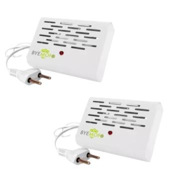 Imagem de Kit c/ 02 Aparelho Anti Mofo Elétrico Eletrônico AM01-220v Ácaro Fungos Bolor Legon Bye Mofo Quarto Sala Escritório