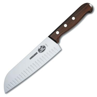Imagem de Victorinox Swiss Army Cutlery jacarandá Santoku Knife, lâmina Granton, 17 cm