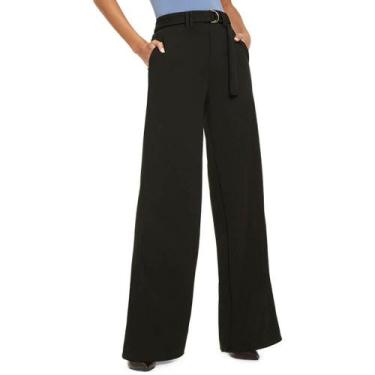 Imagem de Calça Flare Lupo 41878-001 Com Cinto, Preto, GG