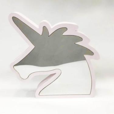 Imagem de Luminaria 3d Infinito Espelho Led Unicornio Luz Profundidade