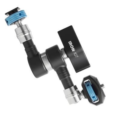 Imagem de Braço mágico articulado ajustável DF de 17 cm, suporte para câmera de fricção mágica com suporte de sapato, parafuso de 1/10.2 cm para câmera/monitor/LED/luz/microfone, etc. - Carga útil 6 kg