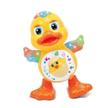 Imagem de Pato Musical Dançante, Brinquedo Interativo com Luzes e Som, Amarelo