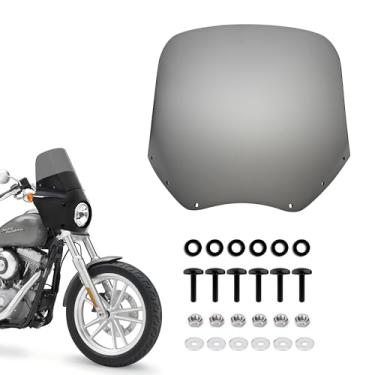 Imagem de BOSYCY Para-Brisa De Motocicleta Fumê 13" Personalizado Para Kit Carenagem 11" E 15"