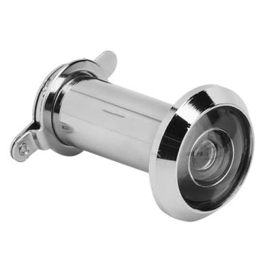 Imagem de Peep Furos para Porta, 2 Pcs Espreitam Com um Visualizador de Porta de Design de Rosca Preciso para Madeira, Fibra de Vidro ou de Metal (Simples 16 prata, abertura 16-19, espessura da)