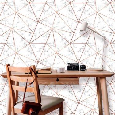 Imagem de Papel de Parede Zara Mármore Rose Mariana - Geral