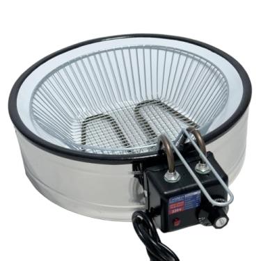 Imagem de Fritadeira Industrial Elétrica Tacho Esmaltada Capacidade 7 Litros 220v - Frituras