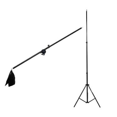 Imagem de Kit Girafa e Tripé de iluminação para estúdio fotográfico - f32