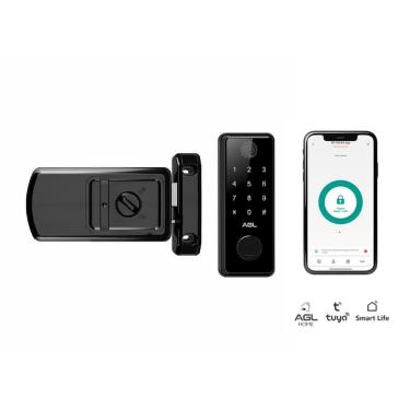 Imagem de Fechadura Digital Abertura Com Biometria, Senha E Celular BT-100 Bio APP