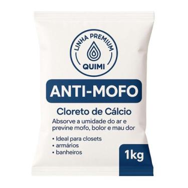 Imagem de Anti-Mofo 1Kg Cloreto Cálcio Absorve Umidade E Odores - Quimivida