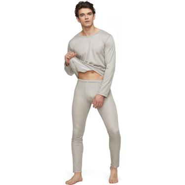 Imagem de Terno De Roupa Interior Masculina, Tecido De Fibra De Prata, Emf Shielding Electromagnetic Radiation Protective Clothing, Underwear set, L