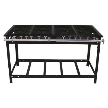 Imagem de Fogão Industrial Venâncio 8 Bocas 4 Duplas A Gás Baixa Pressão Espera Para Forno E8d4e