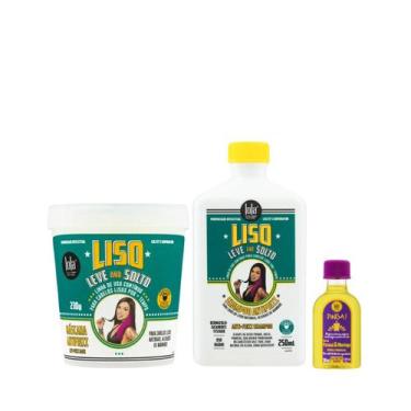 Imagem de Kit Lola Liso Leve e Solto Sh 250ml + Masc 230ml + Pinga! Óleo Pataúa 