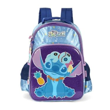 Imagem de Mochila de Costas Luxcel Stitch Aloha Violeta