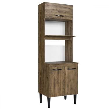 Imagem de Torre Quente Light 3 Portas 2 Prateleiras Itaúba - Irm Móveis