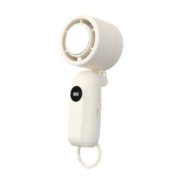 Imagem de Wswqop Portátil, Portátil, Pendurado No Pescoço, com Gancho, Elétrico Pessoal de Mesa para Pendurar para Andar, Branco, Tamanho real