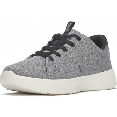 Imagem de Keds Tênis feminino moderno com cadarço Blisswalk, Jérsei preto/branco, 6 Wide