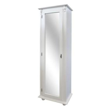 Imagem de Sapateira Antique 1 porta com espelho - 719 - Meyer, (ME) Verniz Avelã