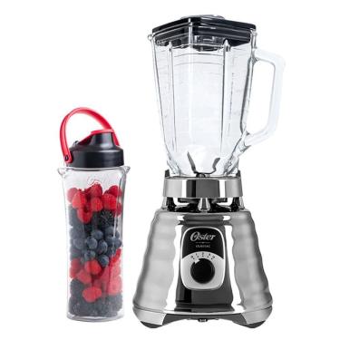 Imagem de Kit Oster New Osterizer Liquidificador E Jarra Blend N Go Prata 110V
