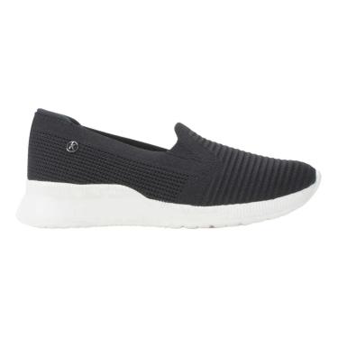 Imagem de Tênis Slip On Casual de Malha Feminino Kolosh C3154 Preto-Feminino