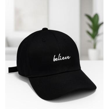 Imagem de Boné Beisebol Unissex Masculino Feminino Belive Aba Curva Verão Praia 