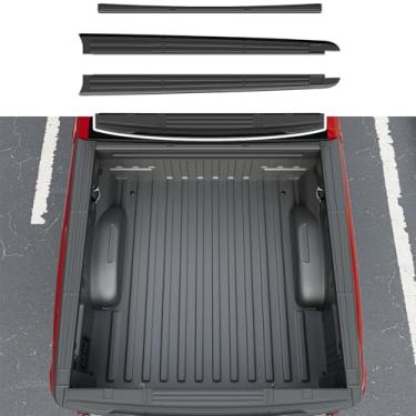 Imagem de Xipoo Tampas de trilho de cama de caminhão de 1,5 m compatíveis com Ford F150 2015-2025 protetor de tampa de trilho lateral de cama substituição para acessórios Ford F-150 2015-2025