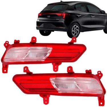 Imagem de Par Lanterna Traseira Parachoque HB20 2023 2024 - AMS AUTO