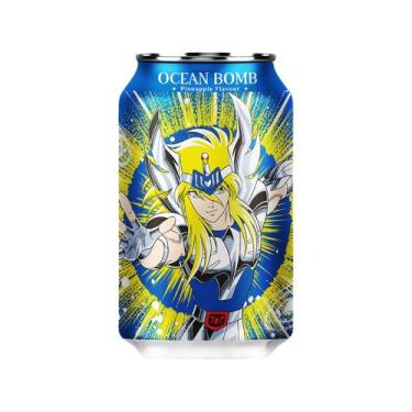 Imagem de Refrigerante Ocean Bomb Lata 330 ml Os Cavaleiros do Zodíaco, Hyoga de