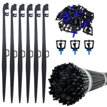 Imagem de Kit Irrigação Micro Aspersão Bailarina Completo com Estaca 36cm IM-MAX