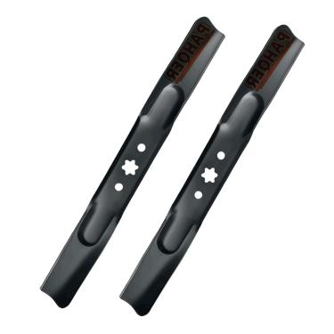 Imagem de Lâmina de alta elevação 942-04308 pacote com 2 unidades de substituição Cub Cadet Troy Bilt MTD 742-04308 742-04312 942-04312 942-0656 942-0616, lâmina 2 em 1 para XT1-LT42 XT2-2-LX42 LTD. Trator de