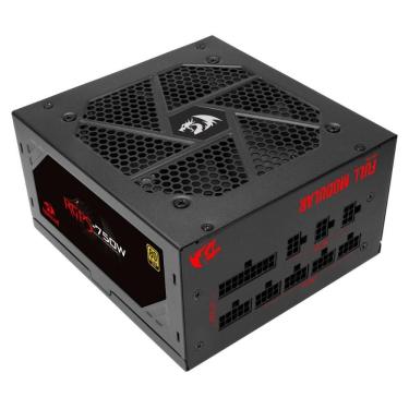 Imagem de Fonte 750W Redragon GC-PS006-1 - PFC Ativo - Eficiência 90% - 80 PLUS® Gold - Full Modular