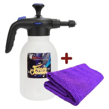 Imagem de Pulverizador Borrifador Manual Snow Foam Spray Alta Pressão 2 Litros +