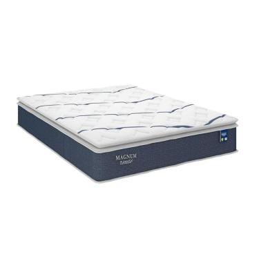 Imagem de Colchão King Molas Ensacadas Magnum Pillow Top (193x203x28) - Plumatex