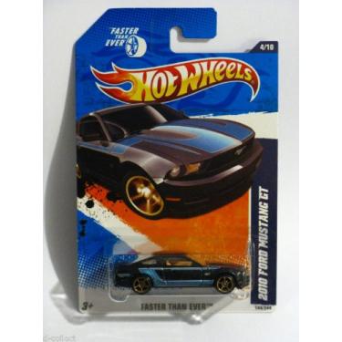 Imagem de Hot Wheels 2011 - Faster Than Ever 4/10 - 2010 Ford Mustang GT (Metallic Black) 144/244