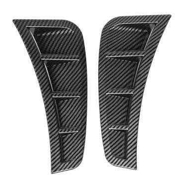 Imagem de Zhjvihx Spoiler Lateral do Pára -choque Dianteiro, Anti -colisão do Pára choques Lateral Resistentes a Abrasão 1 par Esquerdo Anti impacto Direito para (Estilo de fibra de carbono)