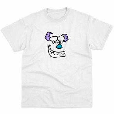 Imagem de Camiseta Masculina Estampada Animação Desenho Streetwear Monstros T-sh